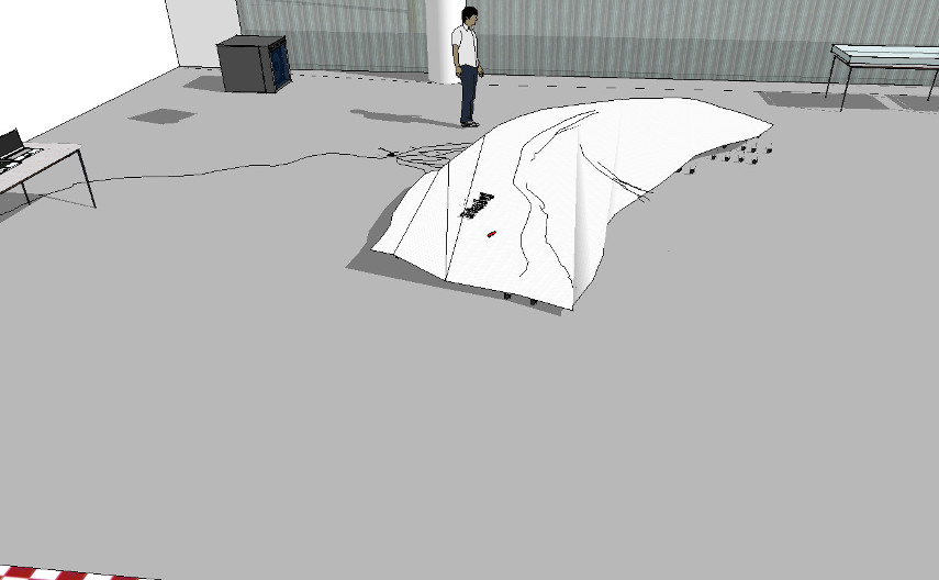 sketch: animation of earthquake catalogs with vvvv (tectonic map, 100 servo motors, arduino, sound, visualization)